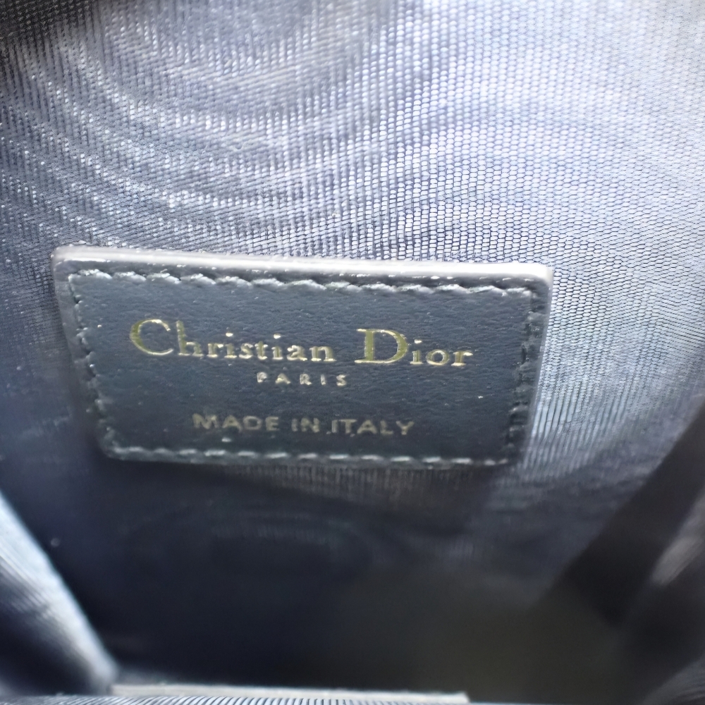 Christian Dior Clutch Pouch Card Holder Mini Bag Set Unisex WITH COA - Picture 8 of 9